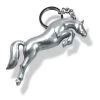 Kelley And Company 3D Jumper Key Ring - Silvertone -Equestrian Supplies 305007 800 800