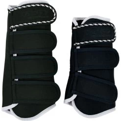 Catago Diamond Dressage Boot Set - Black/White