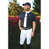 Romfh Men's Polo Short Sleeve Show Shirt - Navy/White -Equestrian Supplies 316992 800 800