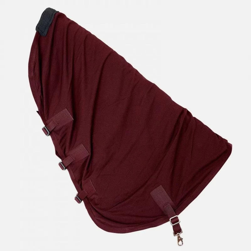 Back On Track Mesh Neck Cover - Burgundy 3 Back On Track Mesh Neck Cover - Burgundy