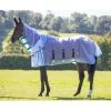 Shires Highlander Fine Mesh Detachable Neck Fly Sheet - White 1 Shires Highlander Fine Mesh Detachable Neck Fly Sheet - White -Equestrian Supplies 321116 800 800