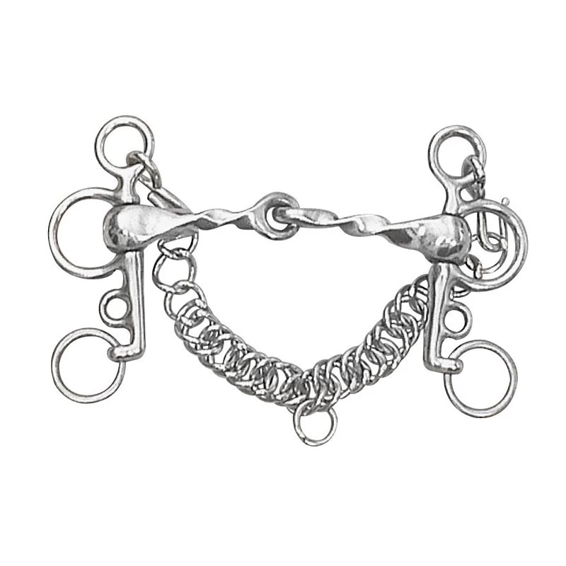 Centaur Slow Twist Tom Thumb Pelham - Stainless Steel 3 Centaur Slow Twist Tom Thumb Pelham - Stainless Steel