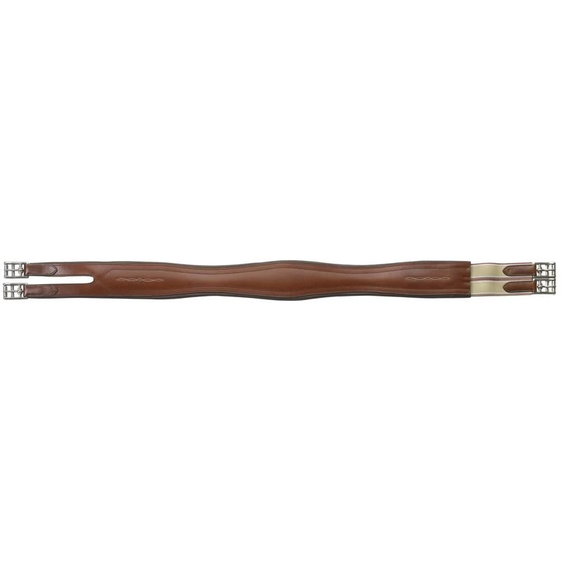 Camelot Overlay Split End Girth - Brown 3 Camelot Overlay Split End Girth - Brown
