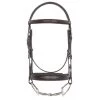 Camelot Fancy Stitched Wide Noseband Comfort Padded Bride - Brown 2 Camelot Fancy Stitched Wide Noseband Comfort Padded Bride - Brown -Equestrian Supplies 331396 800 800