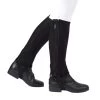 Dublin Suede Half Chaps II - Black -Equestrian Supplies 345141 800 800