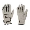 Dublin Everyday Mighty Grip Riding Gloves - Light Grey -Equestrian Supplies 346258 800 800
