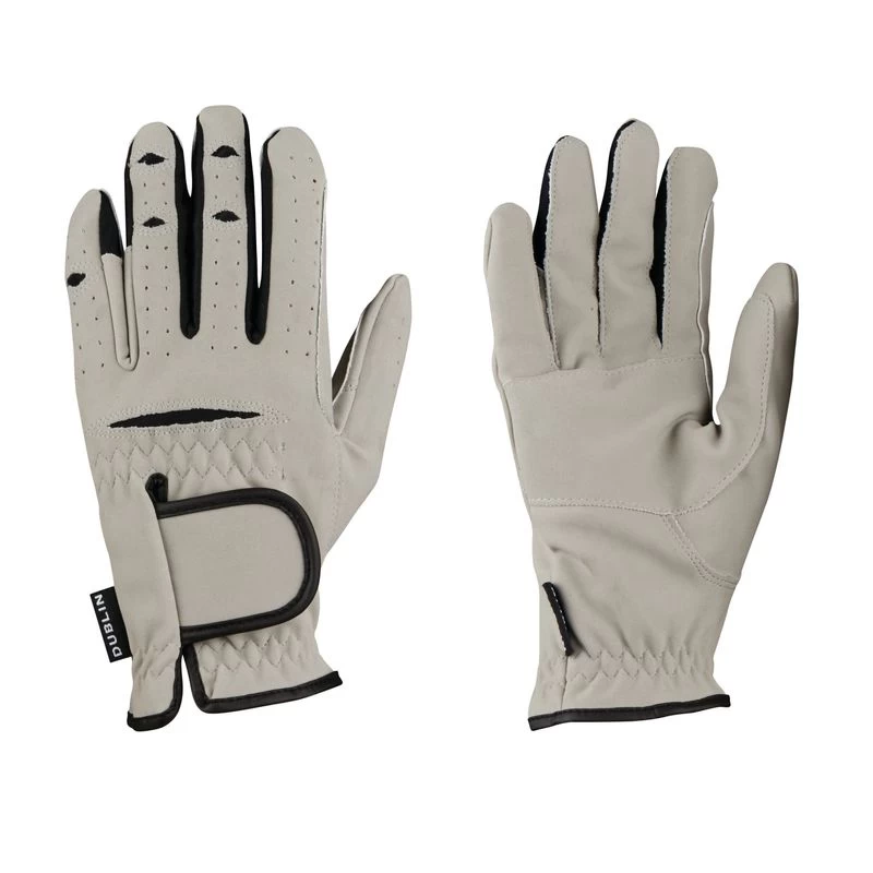 Dublin Everyday Mighty Grip Riding Gloves - Light Grey 3 Dublin Everyday Mighty Grip Riding Gloves - Light Grey