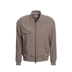 Alessandro Albanese Women's Luxury Silk Blouson Jacket - Taupe -Equestrian Supplies 351946 800 800