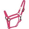 Western Rawhide SignatureFashion Halter W/Black Nickel Finish Hardware - Pink