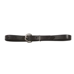 Western Rawhide 3/4" Leather Rig Strap - Black