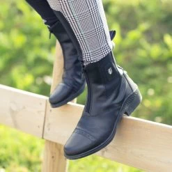Horze Women's Sydney Paddock Boots - Black -Equestrian Supplies 381413 800 800