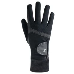 Horze Winter Cuff Gloves - Black -Equestrian Supplies 388080 800 800
