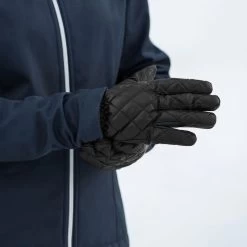 Horze Quilted Winter Riding Gloves - Black 5 Horze Quilted Winter Riding Gloves - Black -Equestrian Supplies 388167 800 800
