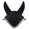 Woof Wear Ergonomic Ear Net - Black/Brushed Steel 2 Woof Wear Ergonomic Ear Net - Black/Brushed Steel -Equestrian Supplies 389150 800 800