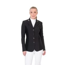 Ovation Women's Elegance Hybrid Euro Show Coat - Black