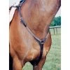 Nunn Finer Elastic Hunting Breastplate - Havana/Brass -Equestrian Supplies 406142 800 800