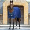Weatherbeeta Fleece Cooler Standard Neck - Dark Blue/Grey/White -Equestrian Supplies 413237 800 800