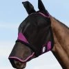 Weatherbeeta Comfitec Durable Mesh Mask W/Ears & Nose - Black/Purple -Equestrian Supplies 413245 800 800