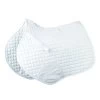 Roma Mini Quilt Shaped Saddle Pad - White -Equestrian Supplies 418432 800 800