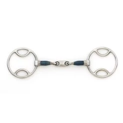 Centaur Oval Link Loop Ring Gag - Blue Steel