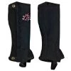 Ovation Kids' Horse N Heart Half Chaps - Black -Equestrian Supplies 436495 800 800
