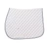Ovation Coolmax Piped All Purpose Pad - White/Navy -Equestrian Supplies 438032 800 800