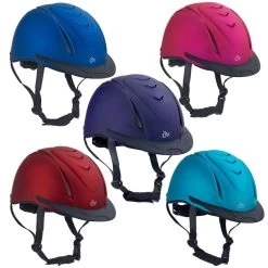 Ovation Metallic Schooler Helmet - Purple -Equestrian Supplies 440229 800 800