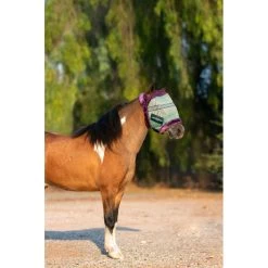 Kensington Pony Fly Mask W/Plush Fleece Trim - Imperial Jade