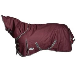 Weatherbeeta Comfitec Plus Dynamic II Detach-A-Neck Lite - Maroon/Grey/White -Equestrian Supplies 447635 800 800