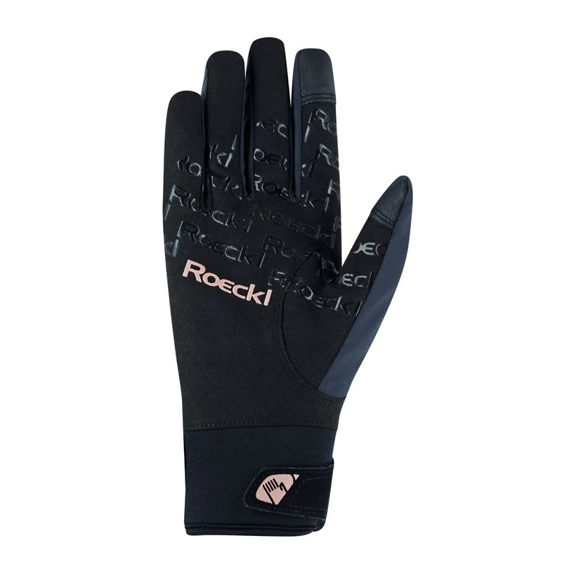 Roeckl Waregem Winter Gloves - Black/Copper 4 Roeckl Waregem Winter Gloves - Black/Copper - Image 2