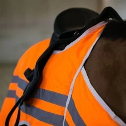 Horze Reflective Wrap Riding Sheet - Orange -Equestrian Supplies 453794 800 800