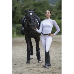 Cavalliera Women's Modern Dame Long Sleeve Show Shirt - White/White/Navy Blue 8 Cavalliera Women's Modern Dame Long Sleeve Show Shirt - White/White/Navy Blue -Equestrian Supplies 456836 800 800