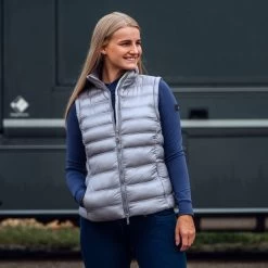 Horze Women's Reflective Padded Vest - Reflective Silver 9 Horze Women's Reflective Padded Vest - Reflective Silver -Equestrian Supplies 475200 800 800
