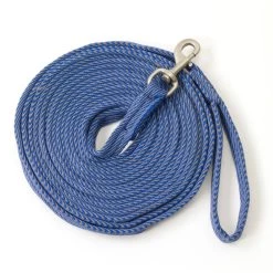 Centaur Cushion Padded Lunge Line - Cobalt/Grey