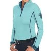 Romfh Women's Chill Factor Long Sleeve Sun Shirt - Bleached Aqua/Aegean Blue -Equestrian Supplies 494857 800 800