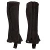 Perri's Kids' Suede Zipper Half Chaps - Black -Equestrian Supplies 502908 800 800