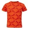 Horze Kids' Micky Organic Cotton Tee Shirt - Mandarine Orange