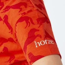 Horze Kids' Micky Organic Cotton Tee Shirt - Mandarine Orange 10 Horze Kids' Micky Organic Cotton Tee Shirt - Mandarine Orange -Equestrian Supplies 532288 800 800