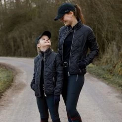 Horze Kids' Cap W/Crystal Detailing - Dark Navy 7 Horze Kids' Cap W/Crystal Detailing - Dark Navy -Equestrian Supplies 534150 800 800