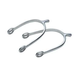 Shires 1" Neck Prince Of Wales Spurs - Stainless Steel