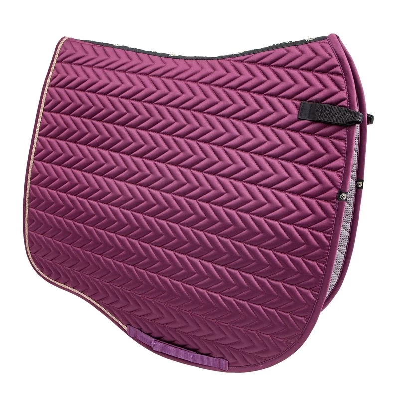Toklat Tango Chevron Dressage Pad - Aubergine 3 Toklat Tango Chevron Dressage Pad - Aubergine