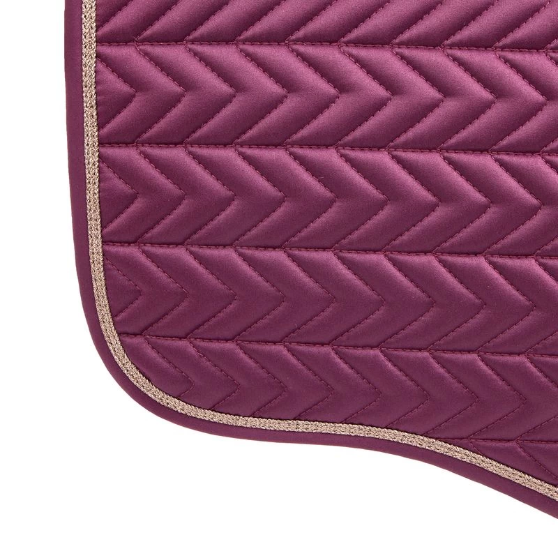 Toklat Tango Chevron Dressage Pad - Aubergine 4 Toklat Tango Chevron Dressage Pad - Aubergine - Image 2