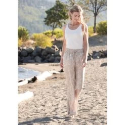 EQL Women's Soft Breeze Pant - Taupe Horse Feathers -Equestrian Supplies 566988 800 800