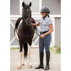 Kerrits Kids' Ice Fil Full Seat Tech Tights - Admiral -Equestrian Supplies 568619 800 800
