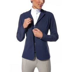 Kerrits Women's Stretch Competitor Koat 3 Snap - Navy -Equestrian Supplies 569416 800 800
