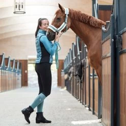 Horze Women's Shelly Light Padded Vest - Arctic Blue -Equestrian Supplies 583528 800 800