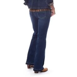 EQL Women's In Motion Bootcut Jean W/Raw Hem - Midnight Wash -Equestrian Supplies 584676 800 800
