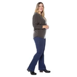 EQL Women's In Motion Bootcut Jean W/Raw Hem - Midnight Wash -Equestrian Supplies 584679 800 800