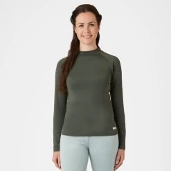 Horze Women's Gabriela UV Pro Cooling Sun Shirt - Climbing Ivy Green -Equestrian Supplies 586565 800 800