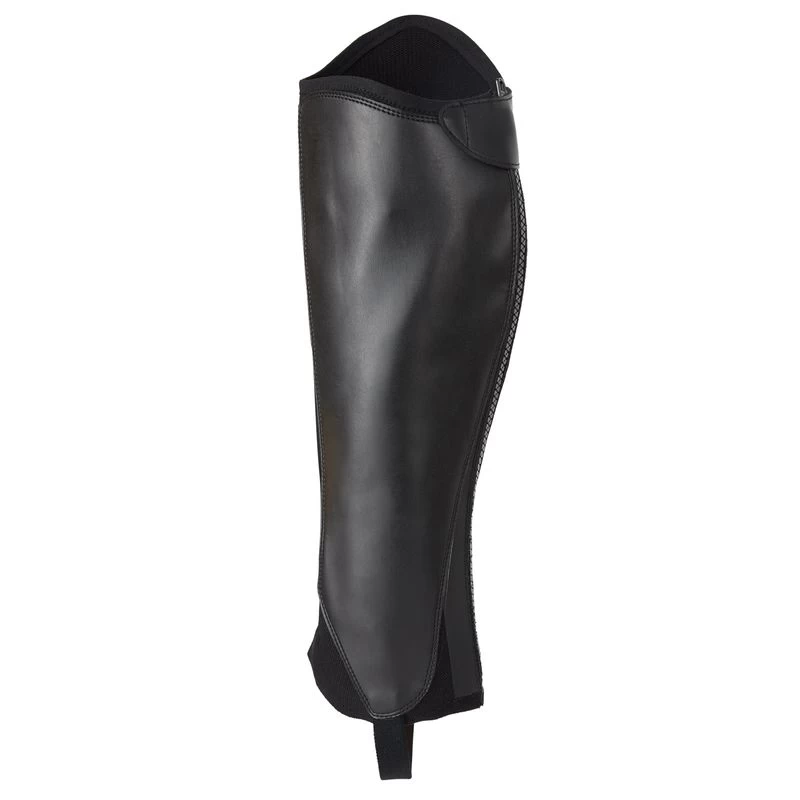Horze Calgary Mesh Half Chaps - Black 5 Horze Calgary Mesh Half Chaps - Black - Image 3